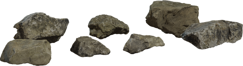 Rock Moss Set 02