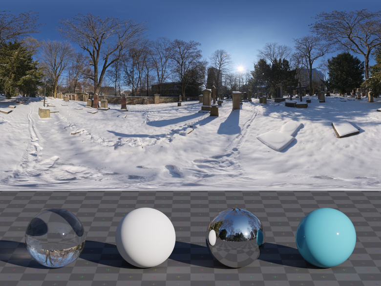 Snowy Cemetery